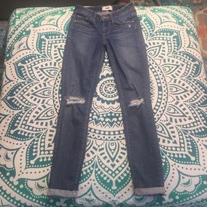 Paige Jeans | Sz 24 | Stacy Destructed Kylie Crop